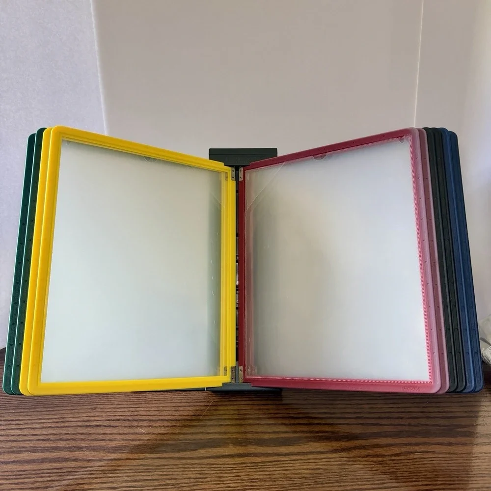 Ultimate Office 10-Pocket Desk Reference Organizer with Easy-Load Pockets